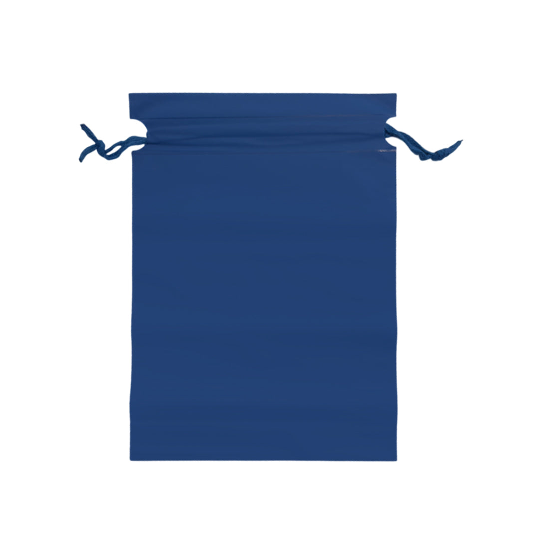 Pack of 50 Blue Coloured 21x29cm PEVA Frosted Drawstring Bags