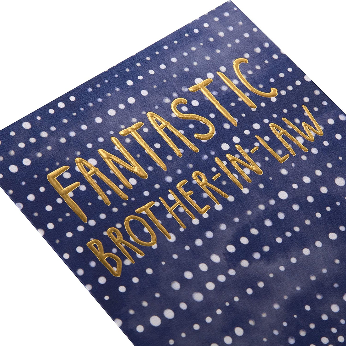 Brother-in-Law Birthday Card Contemporary Text Design