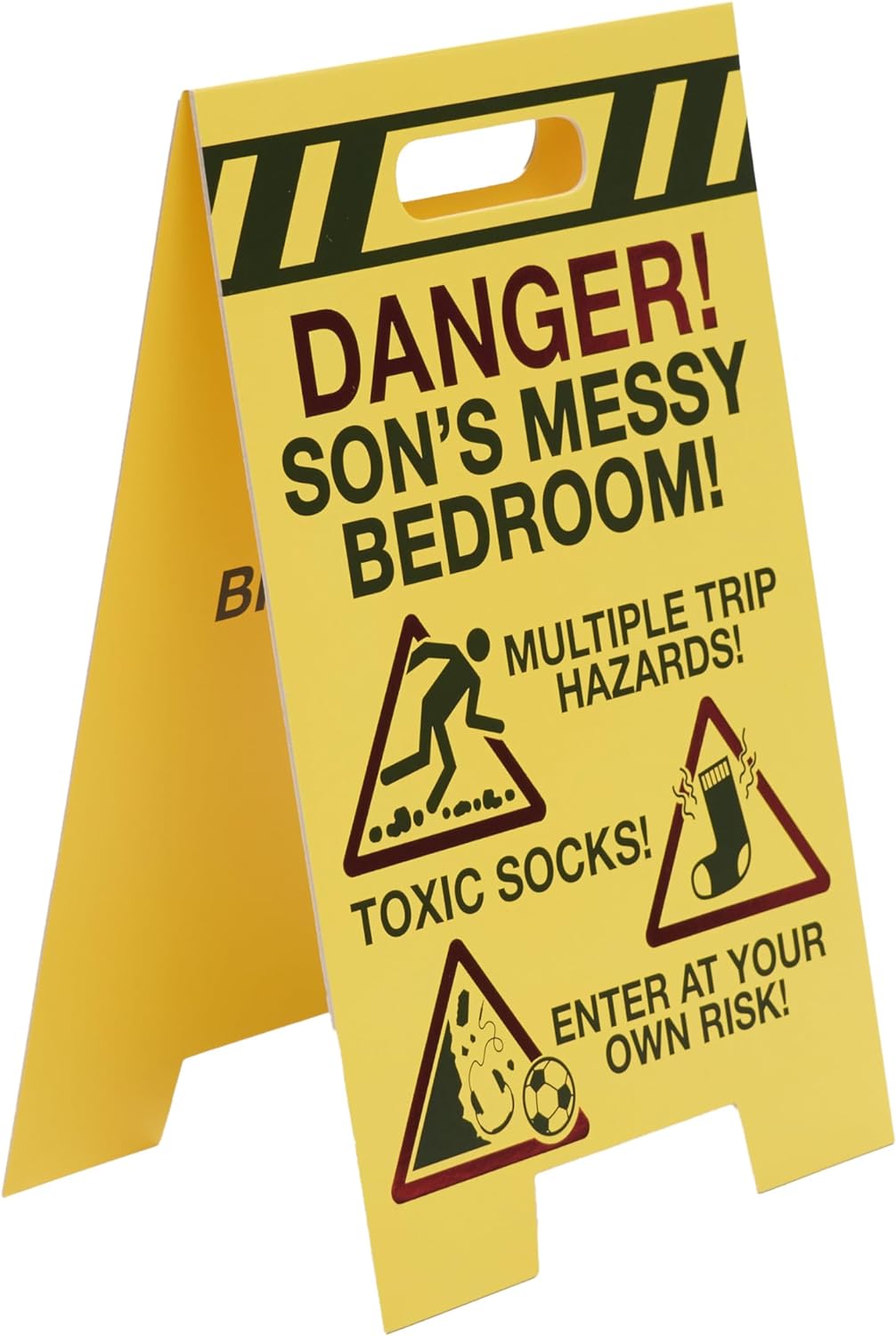 Funny 3D Sign Design Dad Birthday Card