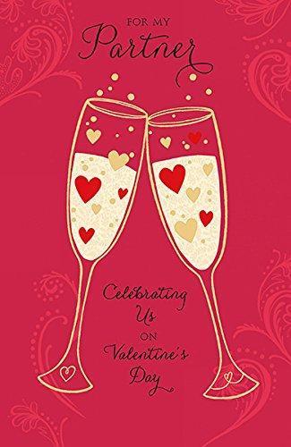 Partner Celebrating Champion Glass Us on Valentine's Day Card