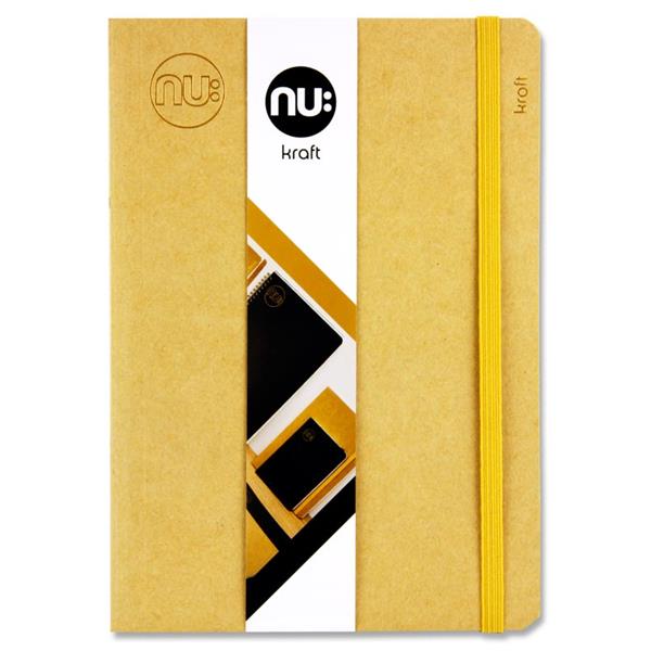 A5 Kraft 80 Pages Manilla Stitched Notebook by Nuco