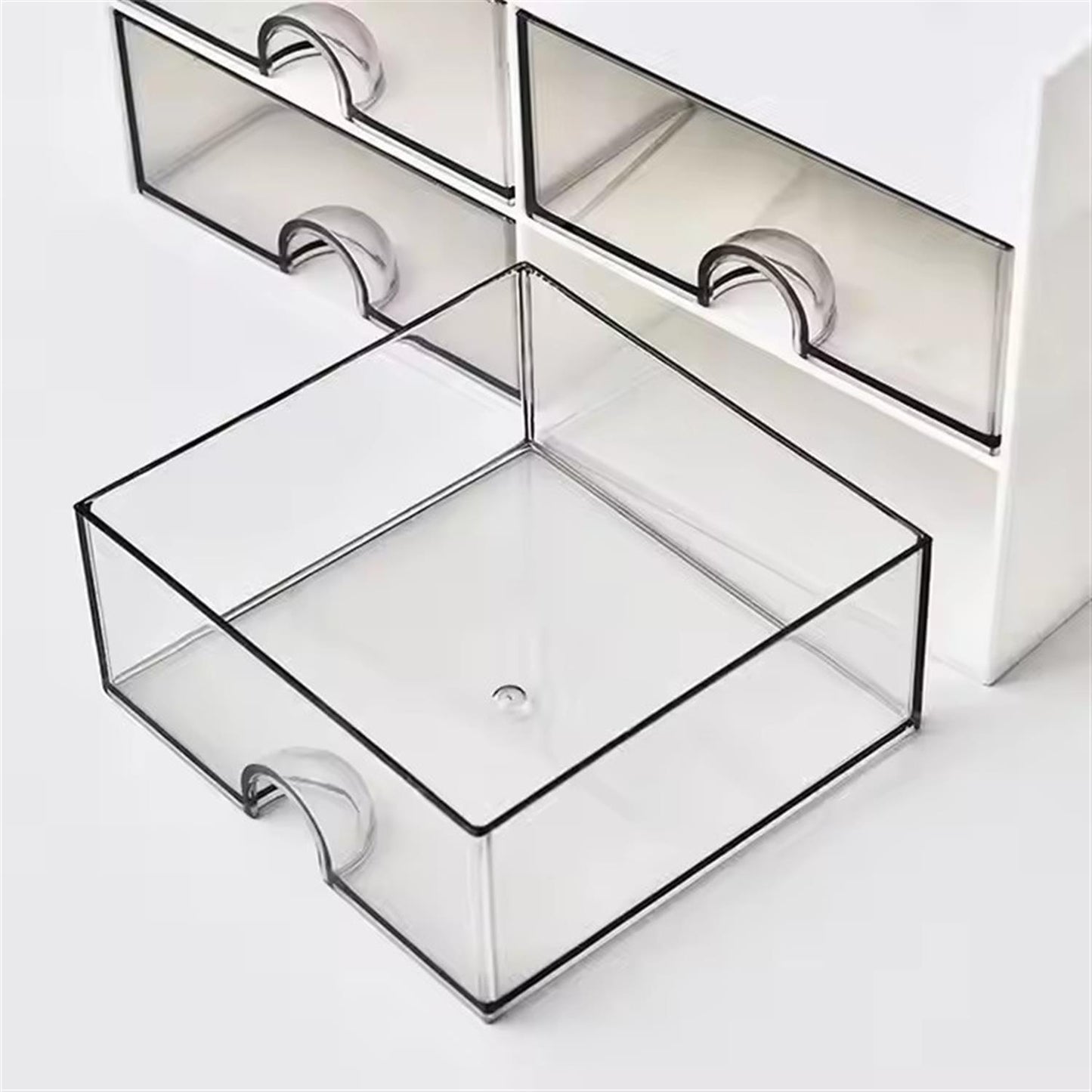 Plastic Stationery Desktop Storage Box 14.5 x 21 x 12.5cm