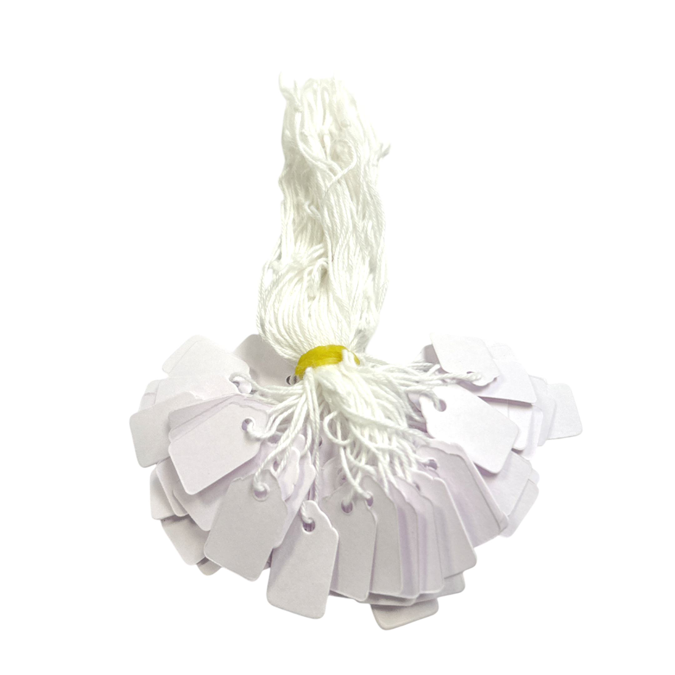 Pack of 1200 Small White Strung Tags 13 x 20mm– Shop Inc