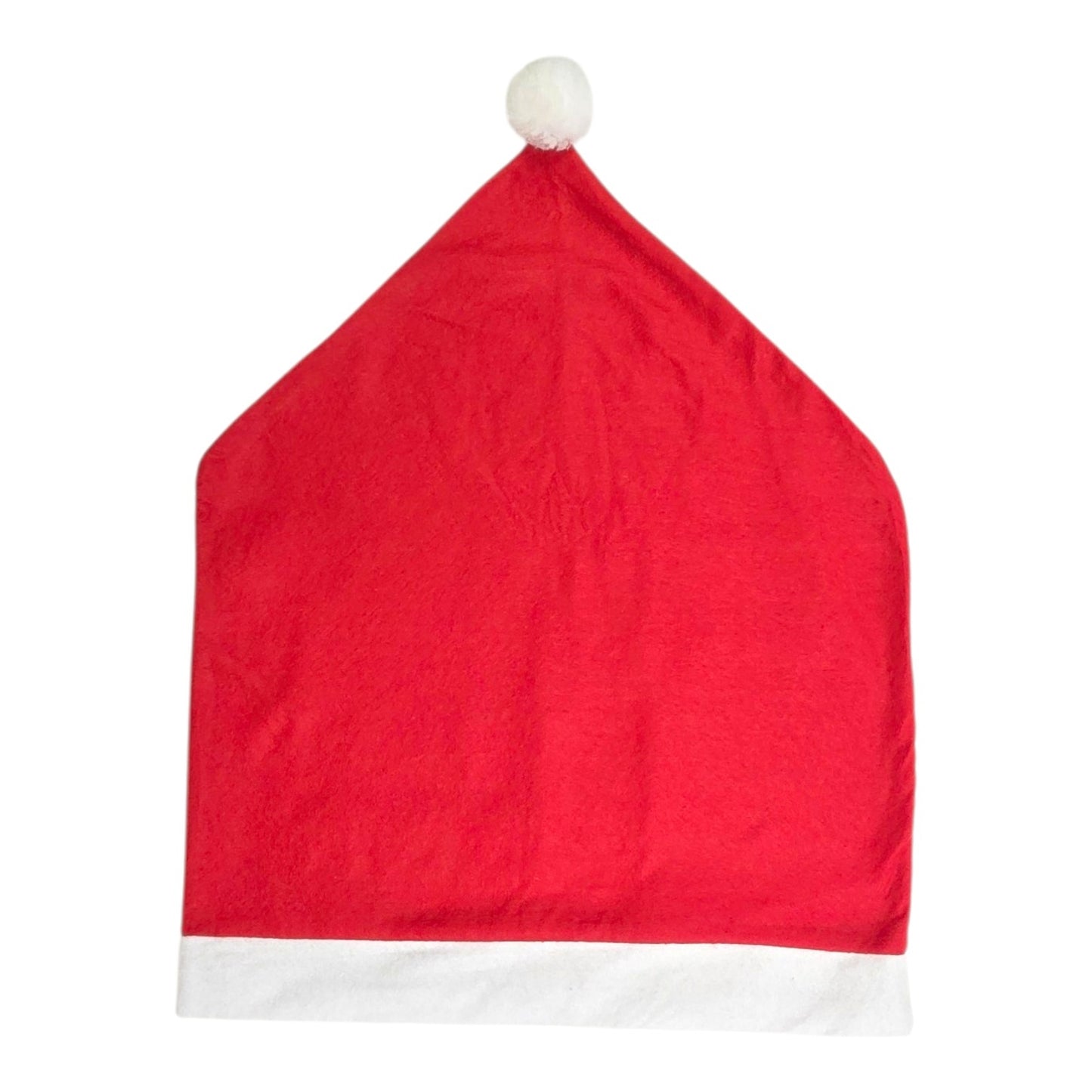 Christmas Santa Hat Chair Cover Decoration 62×48 cm