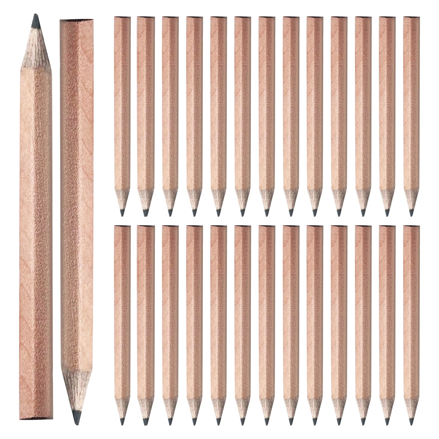 Pack of 432 Half Size Wood Pencils by Janrax - Golf School Office Small