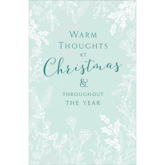 Christmas Card Conveying Warm Thoughts 