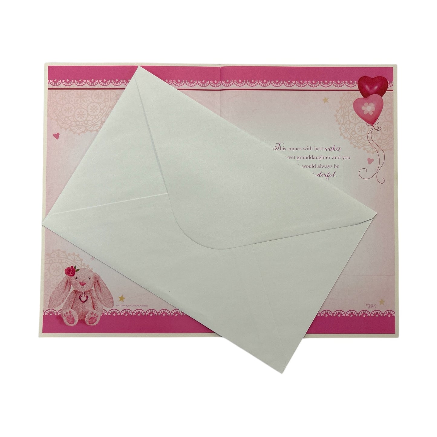 Congratulations On Birth Of Granddaughter Keepsake Treasures Greeting Card