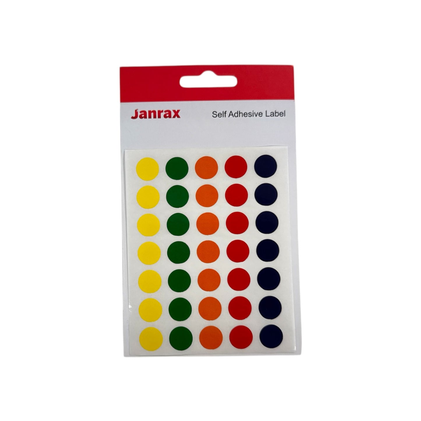 Pack of 1260 Assorted 5 Colours 13mm Round Sticky Dots