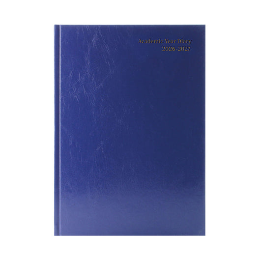 Janrax 2026-2027 A5 Week To View Blue Academic Diary