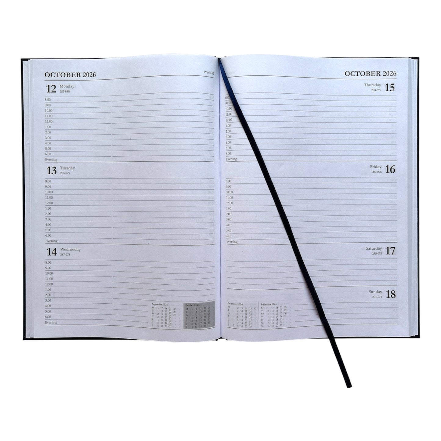Janrax 2026-2027 A4 Week To View Blue Academic Diary