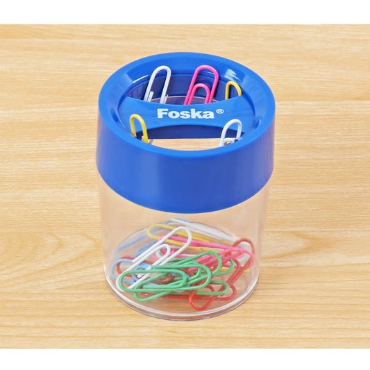 Pack of 6 Magnetic Paper Clip Pin Pots