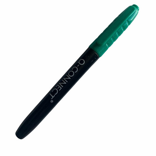 Q Connect Green Fine Permanent Marker {DC}