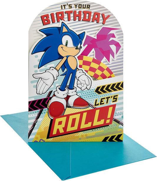 Sonic Kid's Pop Up Birthday Card