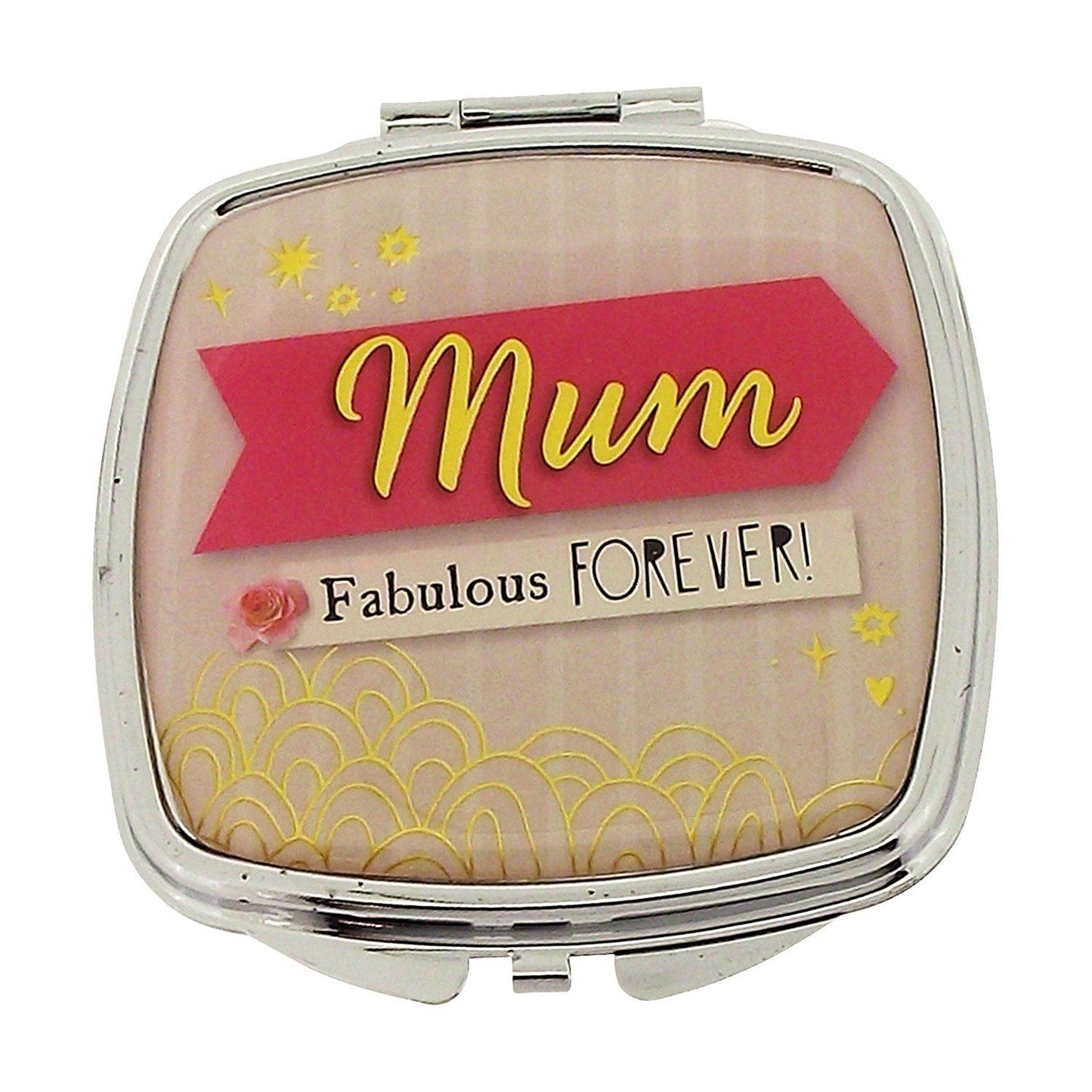 Boom Shaka Laka Compact Mirror for Mum Fabulous Forever in Presentation Box. SC1436