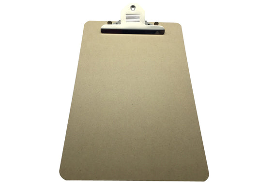 Janrax Foolscap MDF Clipboard with Butterfly Clip (A4 Plus)