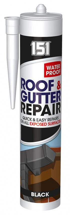 Waterproof Black Roof and Gutter Repair 280ml