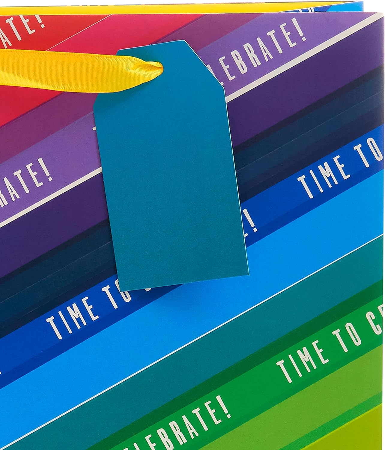 Rainbow Colourful Large Birthday Gift Bag