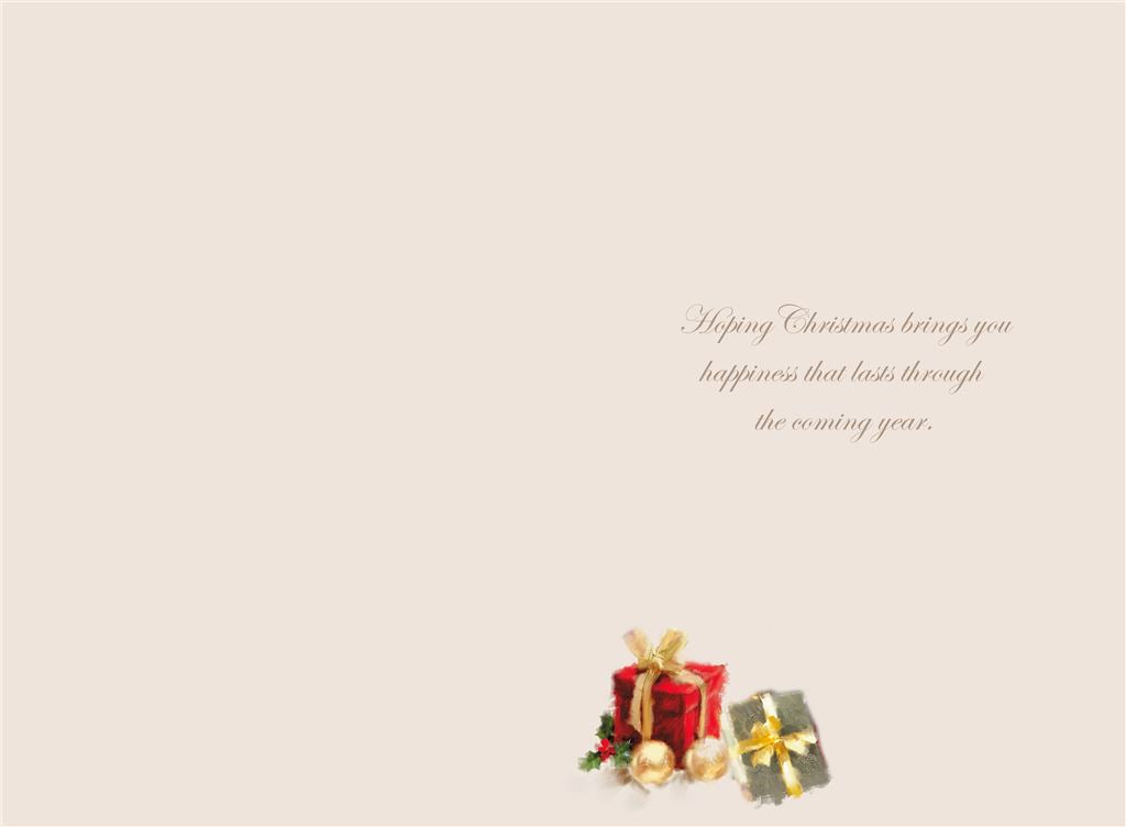 Xmas Tree Gifts Design Dad Christmas Card