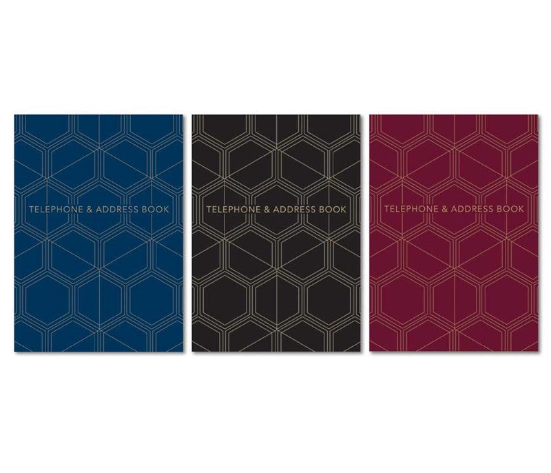 Tallon Executive Index Address Book - Assorted Colours