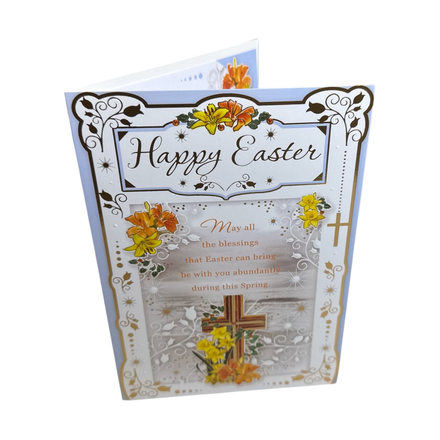 Happy Easter Traditional Religious Greeting Card
