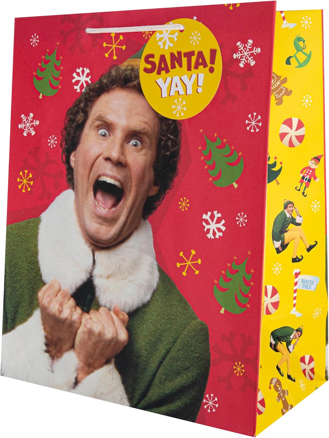 Buddy The Elf Design Large Christmas Gift Bag
