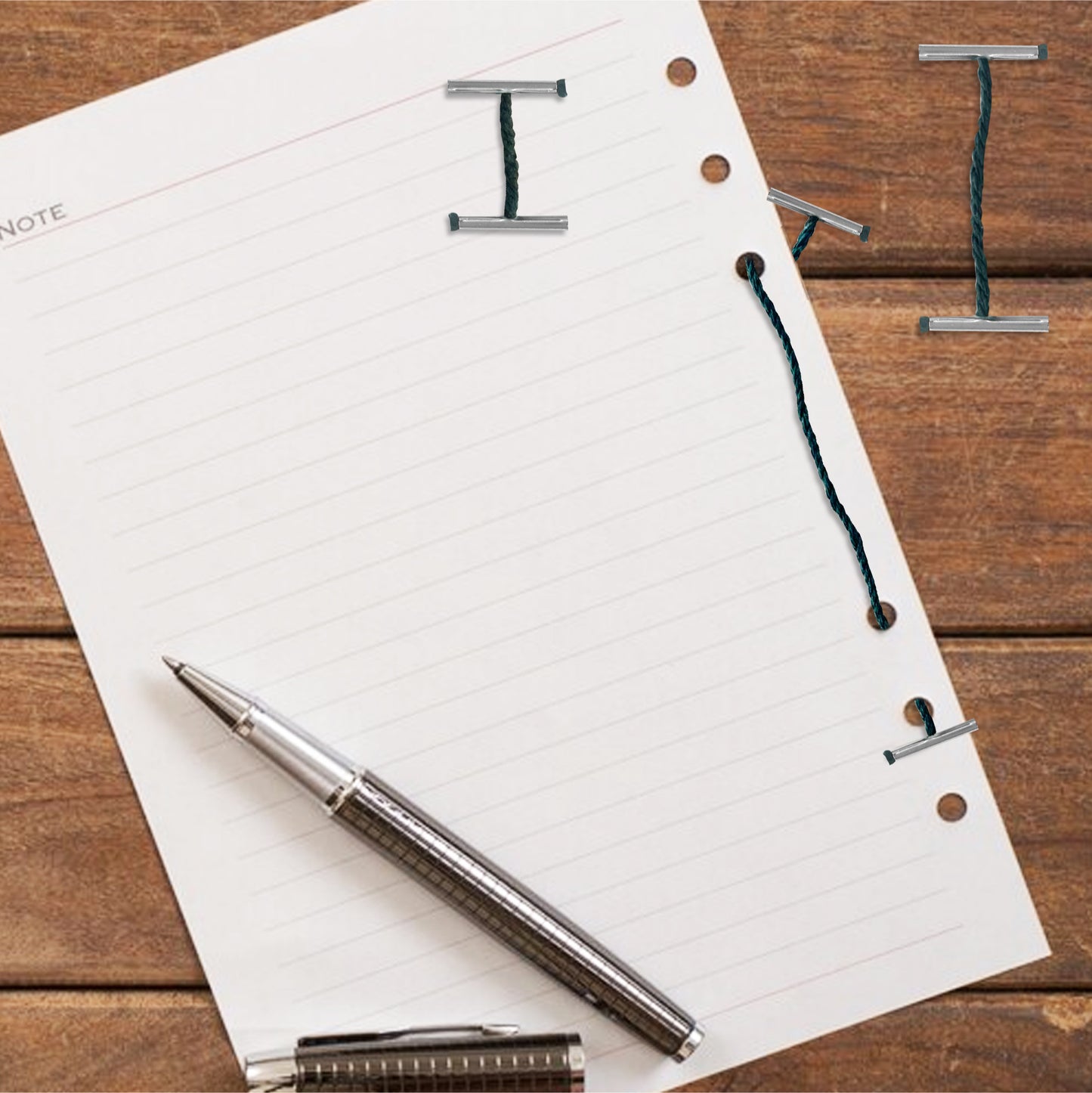 Pack of 1000 76mm Metal End Treasury Tags