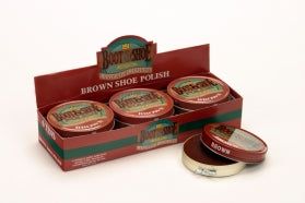 Brown Shoe Polish Tin