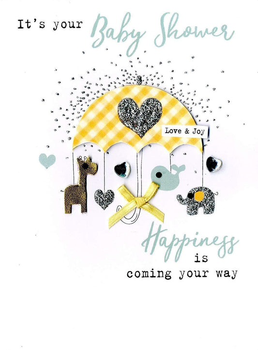 It's Your Baby Shower Irresistible Greeting Card Embellished Cards