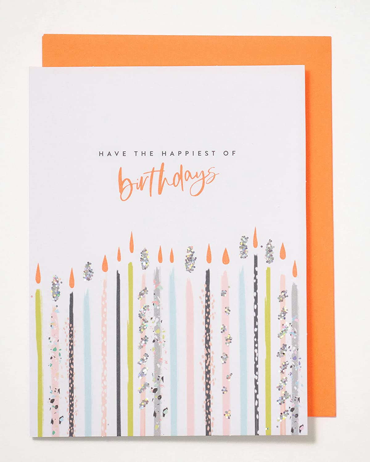 Candles Design Have the Happiest of Birthday Card  For Her Friend
