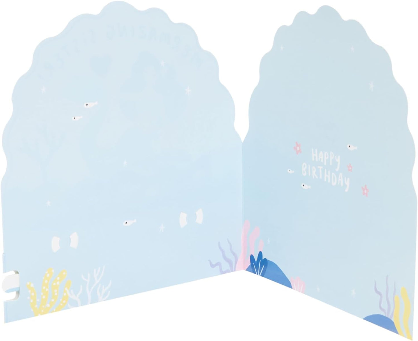 Beautiful Pop-Up Mermaid Design Sister Birthday Card
