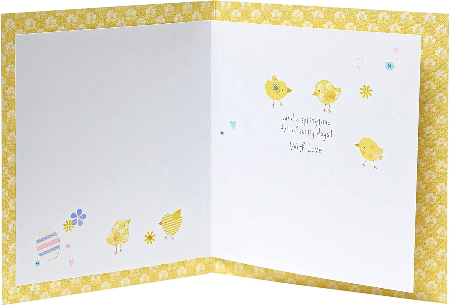 Sunny Spring Time Chicks Design To All of You Easter Card