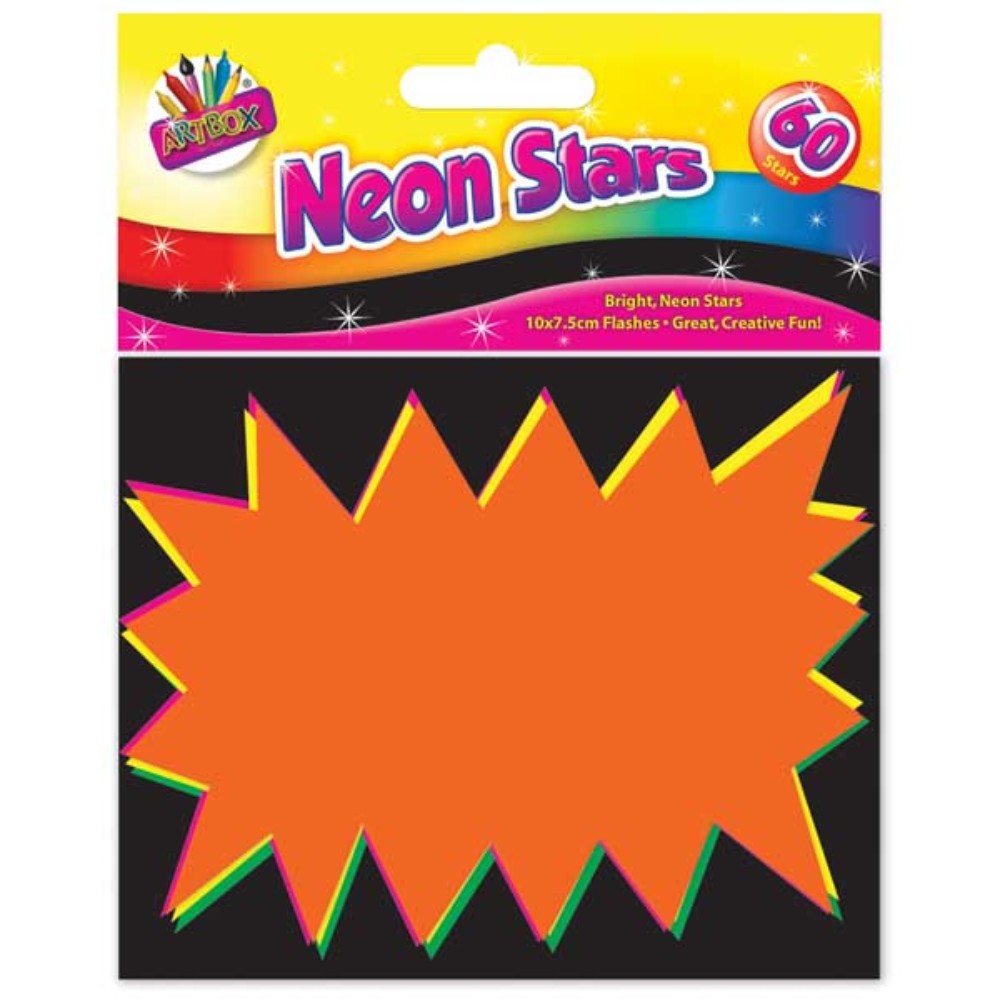 60 Fluorescent Flashes 10 x 7.5cm