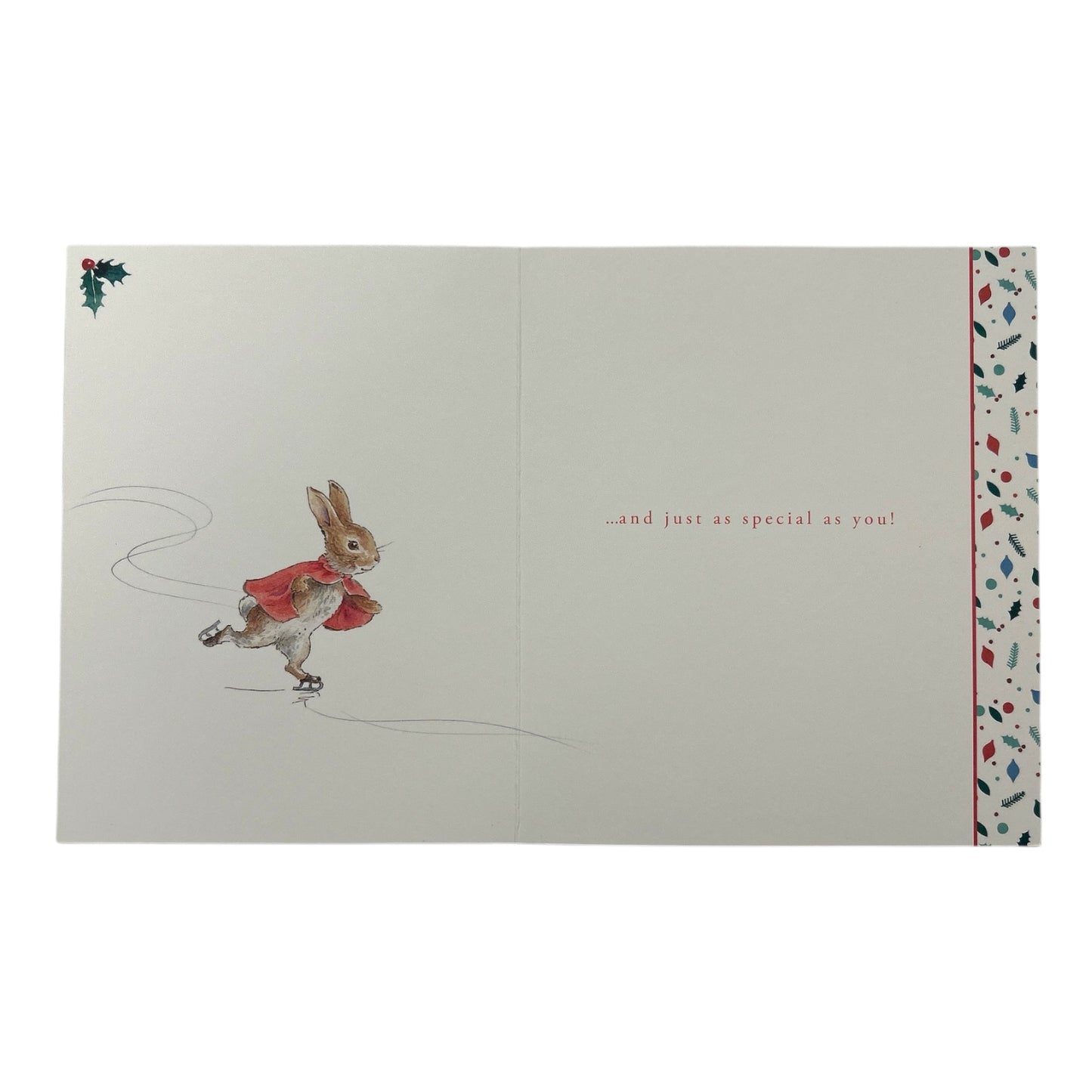 To A Special Girl Peter Rabbit Christmas Card