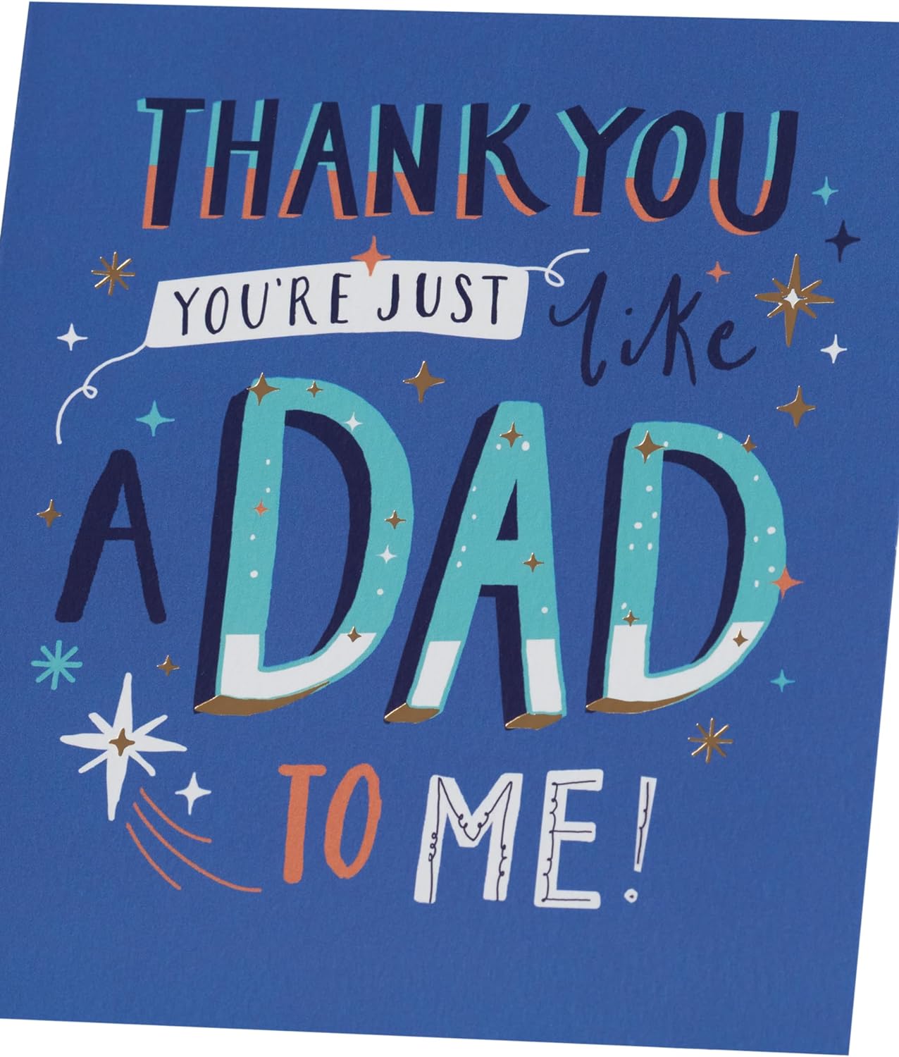 Blue Design Like a Dad Father's Day Card