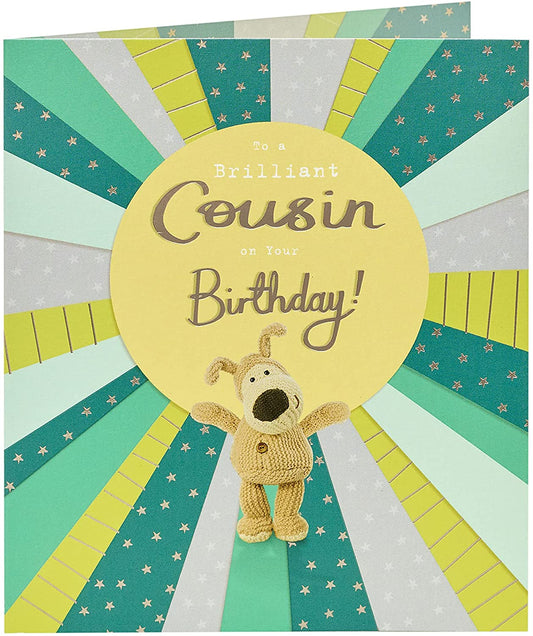 Boofle Brilliant Cousin Birthday Card