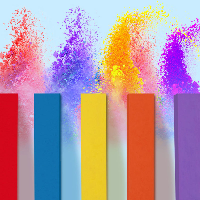 3x Pack of 24 Soft Pastel Chalk Assorted Colours