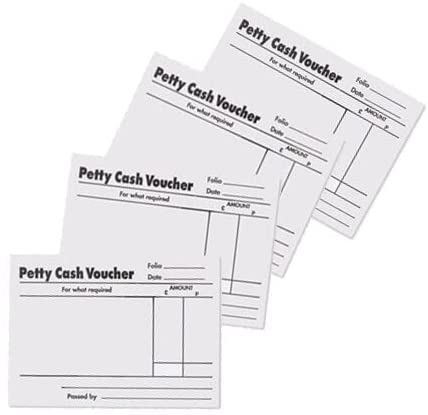 Petty Cash Voucher Pad 125x101mm (Pack of 10) 