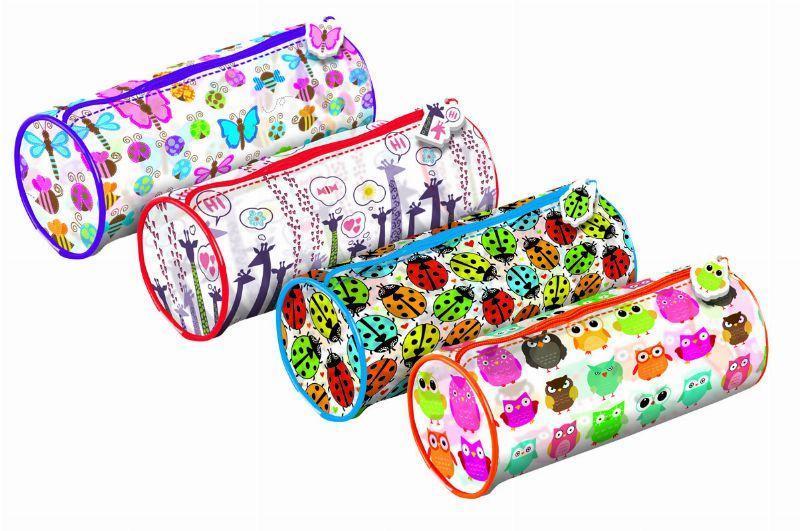 PVC 20cm Cylinder Pencil Case