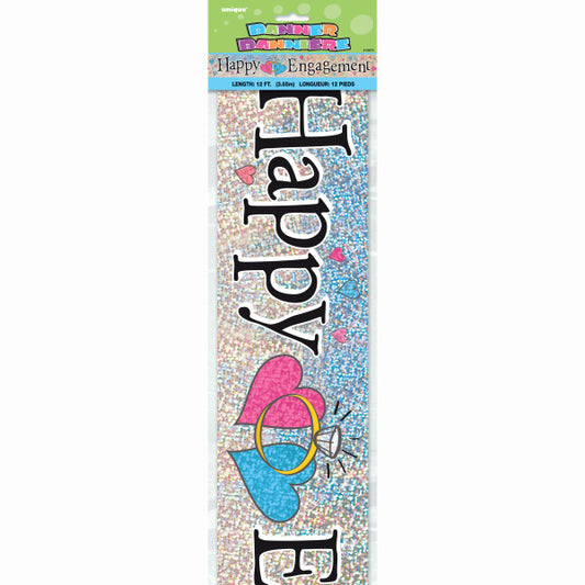 12ft Happy Engagement Prism Banner