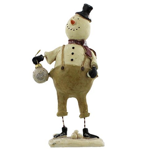 Merry & Bright Christmas Snowman 'Snow' Statue Ornament