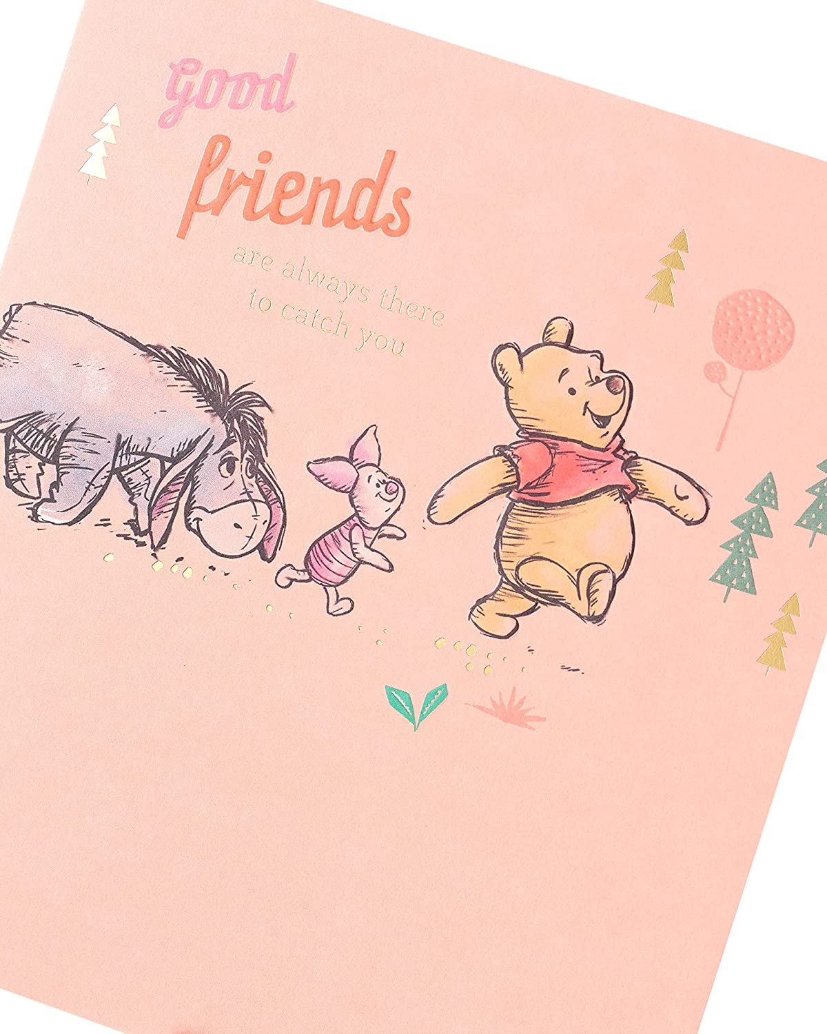 Good Friends Cute Winnie The Pooh Birthday Card