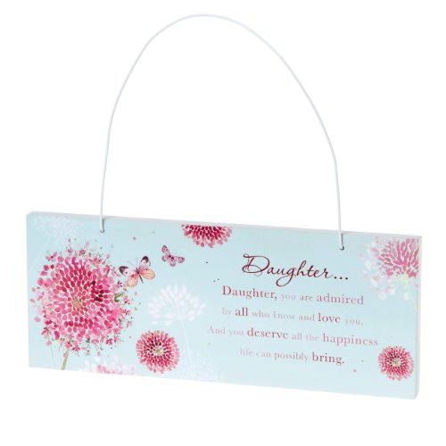 Wishing Well Daughter Words of Endearment Sentimental Wall Plaque 