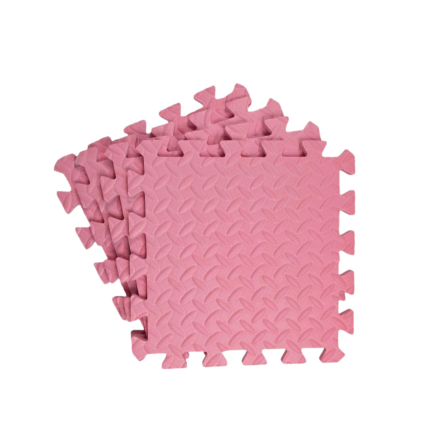 Pack of 80 30x30cm Pink Coloured 1cm Thick EVA Foam Mats
