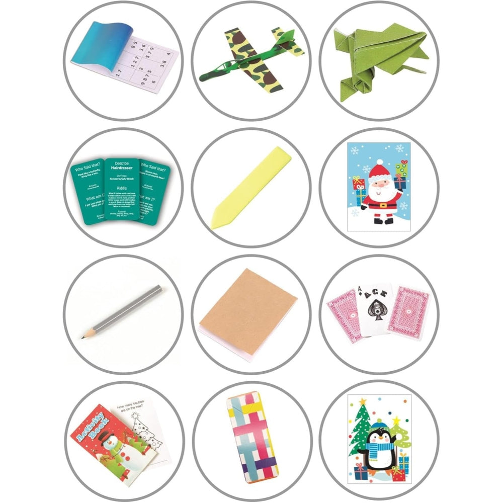 Pack of 8 12" Novelty Characters Design Christmas Crackers