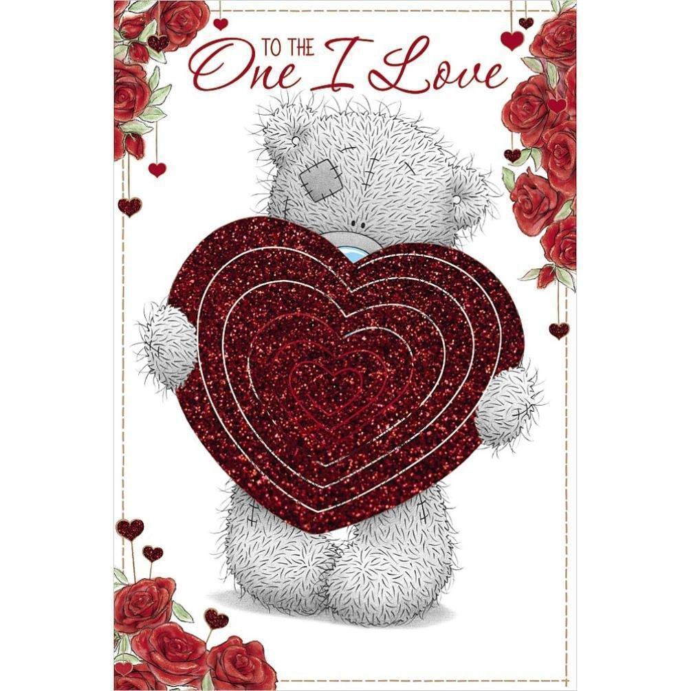 One I Love Adorable Me To You Bear Spiral Pop Up New Valentine's Day Card