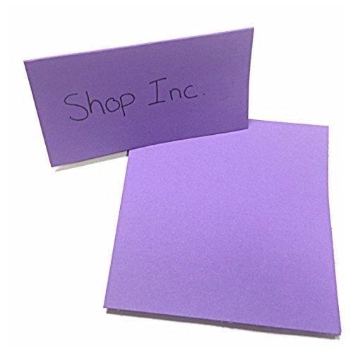 Pack Of 10 High Quality Place Cards (Purple Colour)