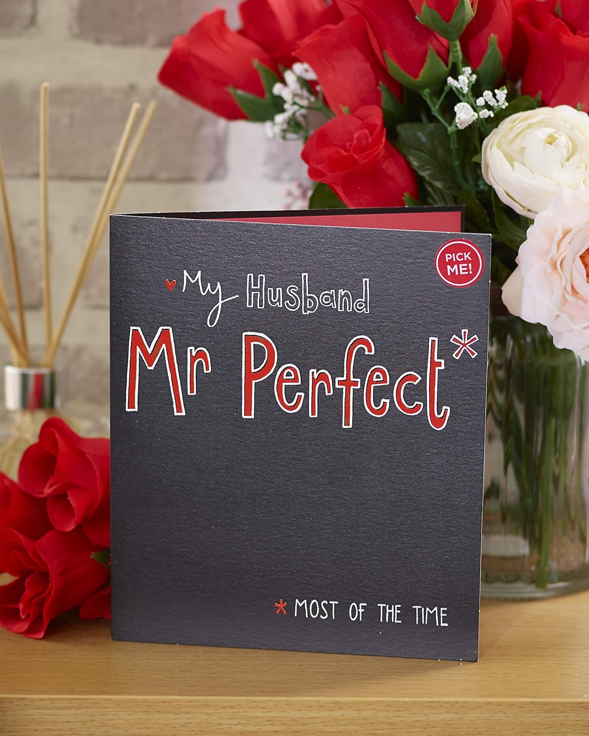 My Husband Mr Perfect Most Of The Time Valentine's Day Card