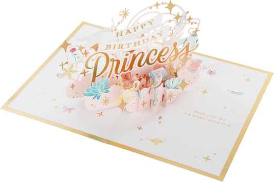 Disney Princess Design 3D & Pop Up Birthday Card