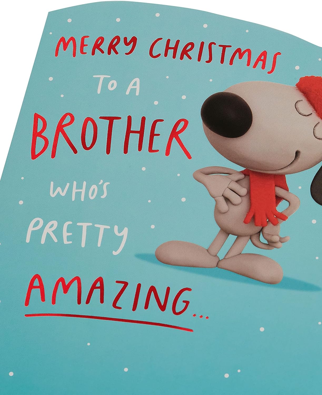 Brother Christmas Card Funny Design 