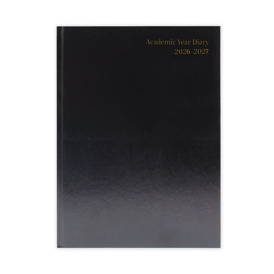 Janrax 2026-2027 A4 Week To View Black Academic Diary